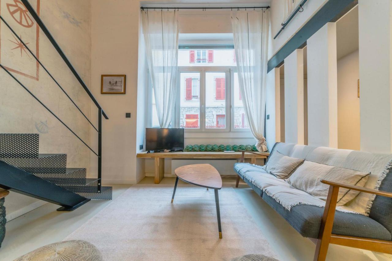 Апартаменты Loft - Centre Ville - Plage - Halles - 3 Ch 2 Sdb Биарриц Экстерьер фото